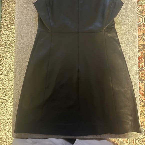 Zara Black Leather Dress - Picture 2 of 4